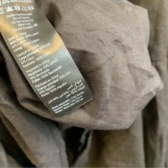 City Chic Linen Blend Off Shoulder Tiered Puff Sleeve Midi Dress - Picture 2 of 14